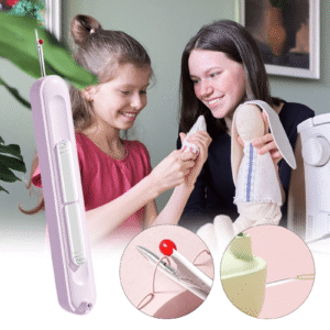 2-in-1 Needle Threader & Seam Ripper – Handy Sewing Tool for Stitch Removal & Threading
