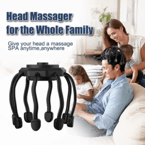Electric Octopus Head Massager – 20 Contacts