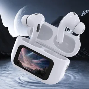 TrueAir Pro Wireless Earbuds – Experience crystal-clear sound with ANC & ENC double noise reduction, smart touch controls, and long-lasting battery life.