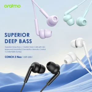 Oraimo Conch 2 Neo 3.5 MM In-Ear Wired Headphones (Model: OEP-320S)