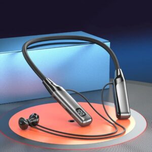 NY060 Wireless Bluetooth Neckband – Crystal Clear HD Sound, Deep Bass & All-Day Comfort. Perfect for music, calls & workouts! 🎧