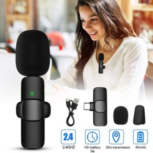 K9 Wireless Lavalier Microphone – Clip-On Mic with Noise Reduction for Smartphone, CK9 Wireless Lavalier Microphone – Clip-On Mic with Noise Reduction for Smartphone, Camera & Live Streaming"amera & Live Streaming"