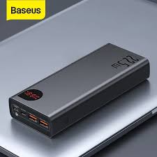 Baseus 22.5W Fast Charging Power Bank, 20000mAh Portable Charger with LED Digital Display, Adaman Metal Shell External Battery Pack for iPhone, Samsung, and Tablets